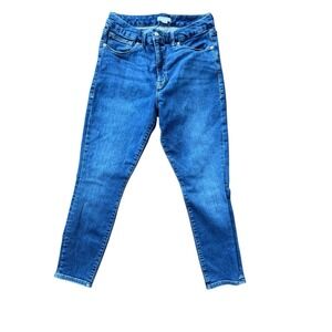 Good American Style GL873T Good Legs Skinny Jeans Blue004 Size 12/31